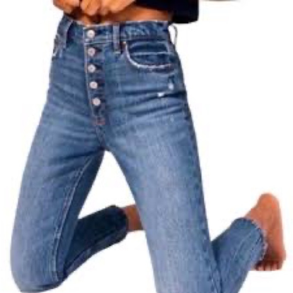 A&F high rise skinny Jean - curve love